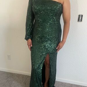 Dark green dress size 12